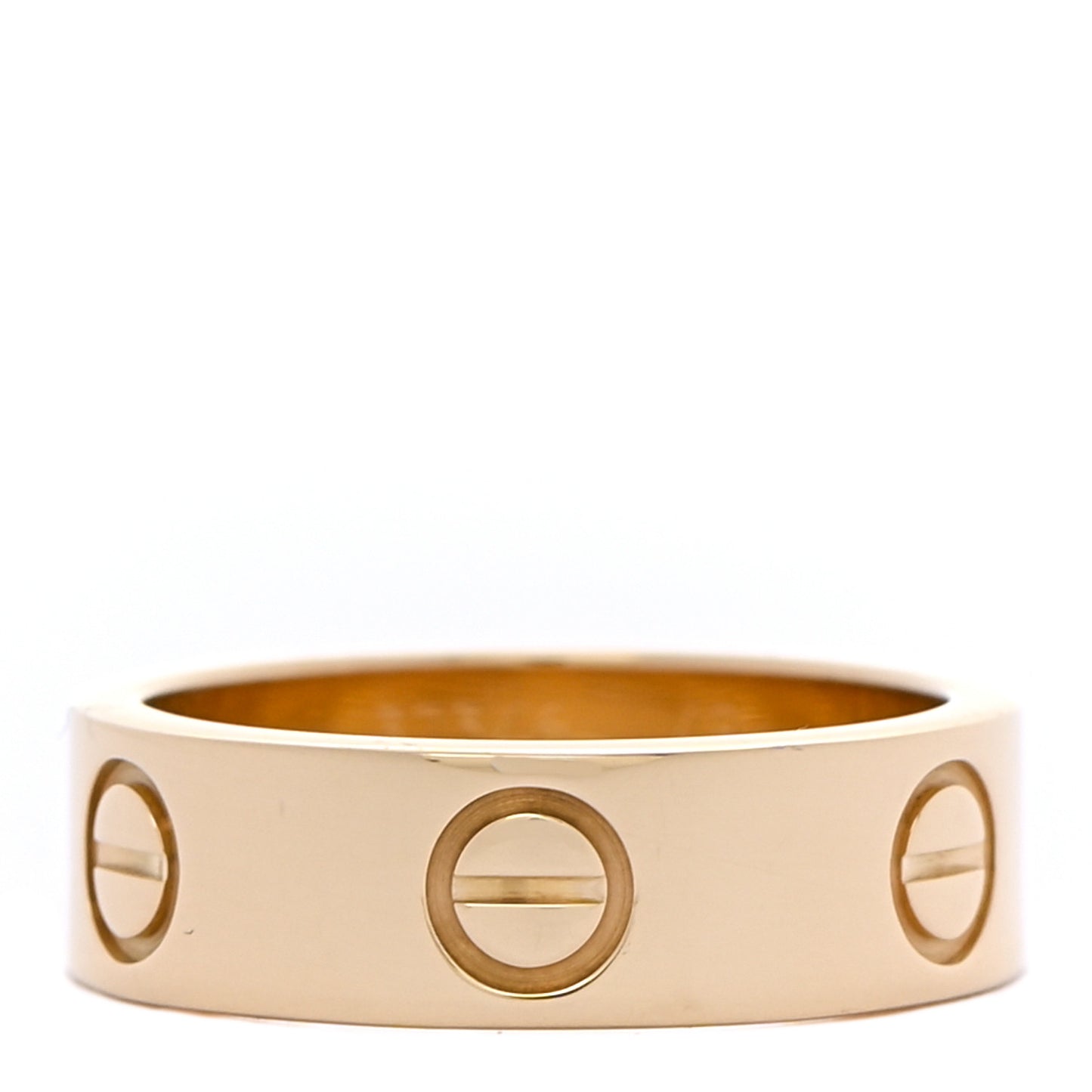 18K Yellow Gold 5.5mm LOVE Ring 49 4.75