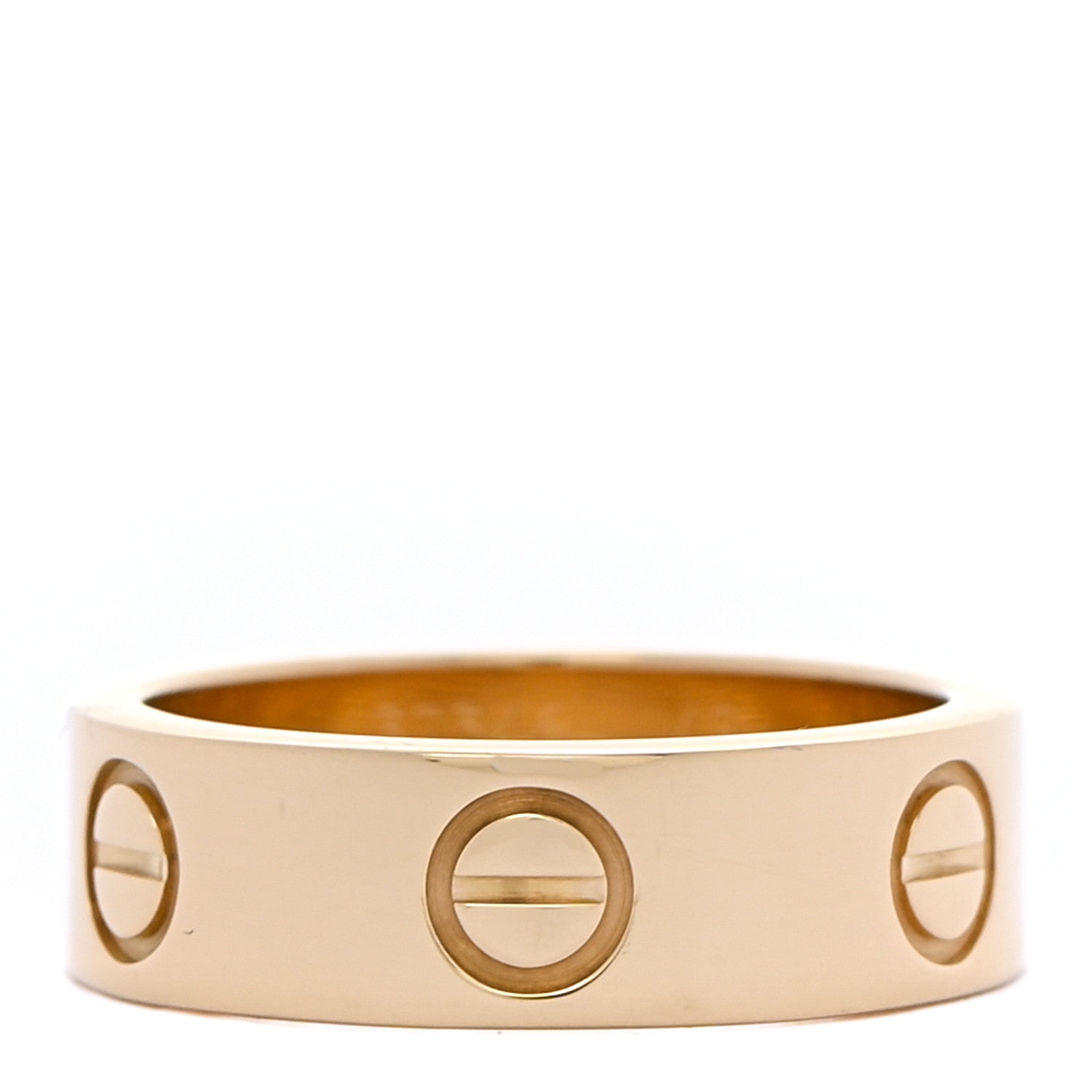 Cartier 18K Yellow Gold 5.5mm LOVE Ring 49 4.75 1 of 4