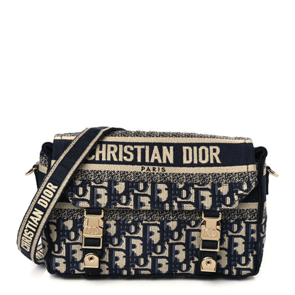 Christian Dior Oblique Small Diorcamp Messenger Blue 1 of 5