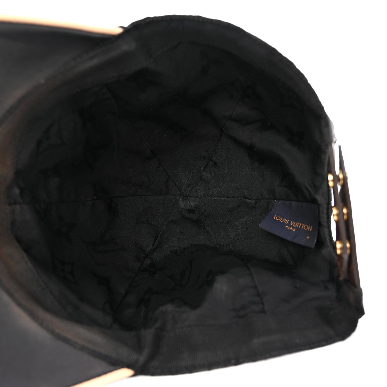Louis Vuitton Polyester Silk Monogram LV Get Ready Cap Black 7 of 9