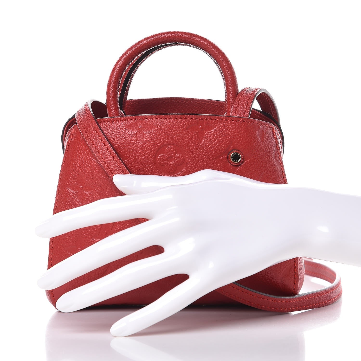 Louis Vuitton Empreinte Montaigne Nano Cherry 2 of 9