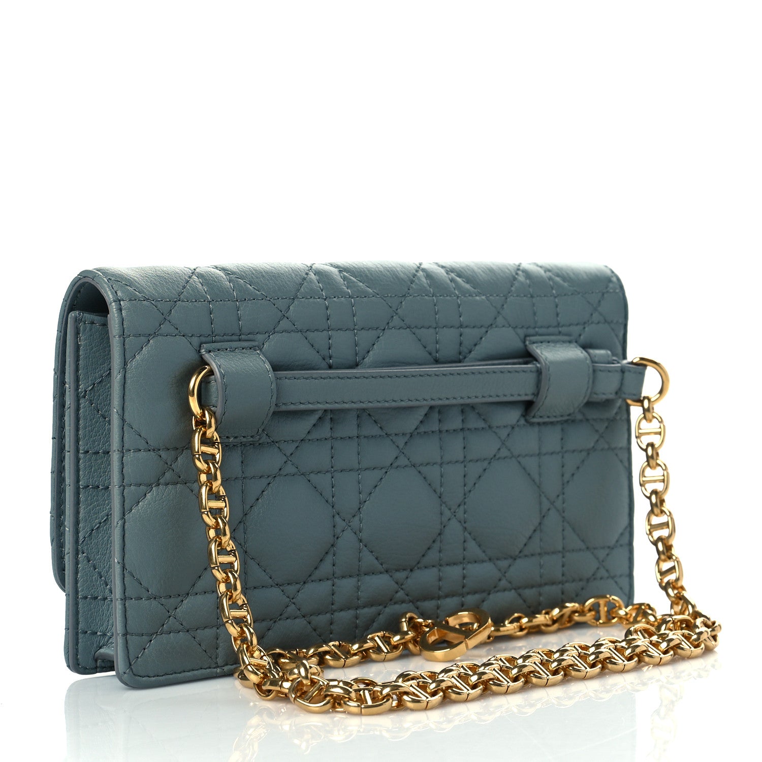Christian Dior Supple Calfskin Caro Belt Bag Grey 3 of 10