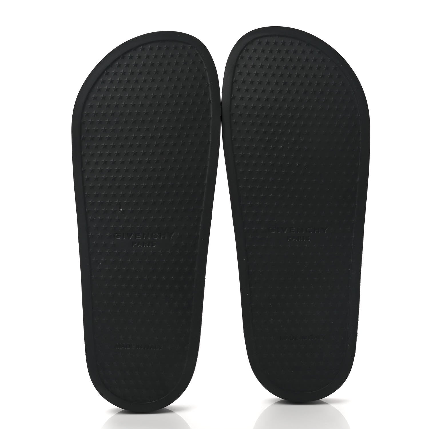 Givenchy Rubber Logo Pool Slide Sandals 10 Black 5 of 7
