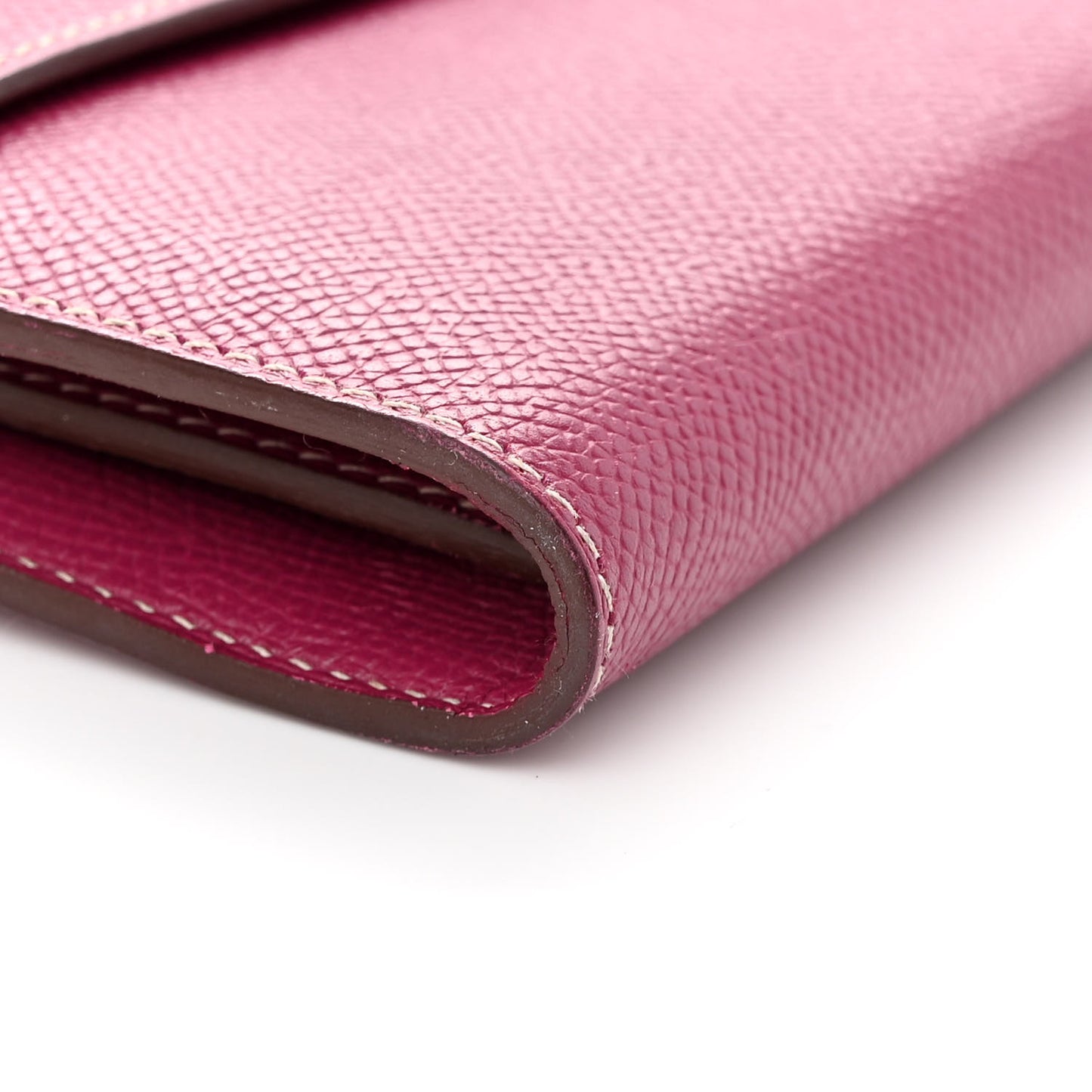 Epsom Candy Kelly Longue Wallet Tosca Rose Tyrien