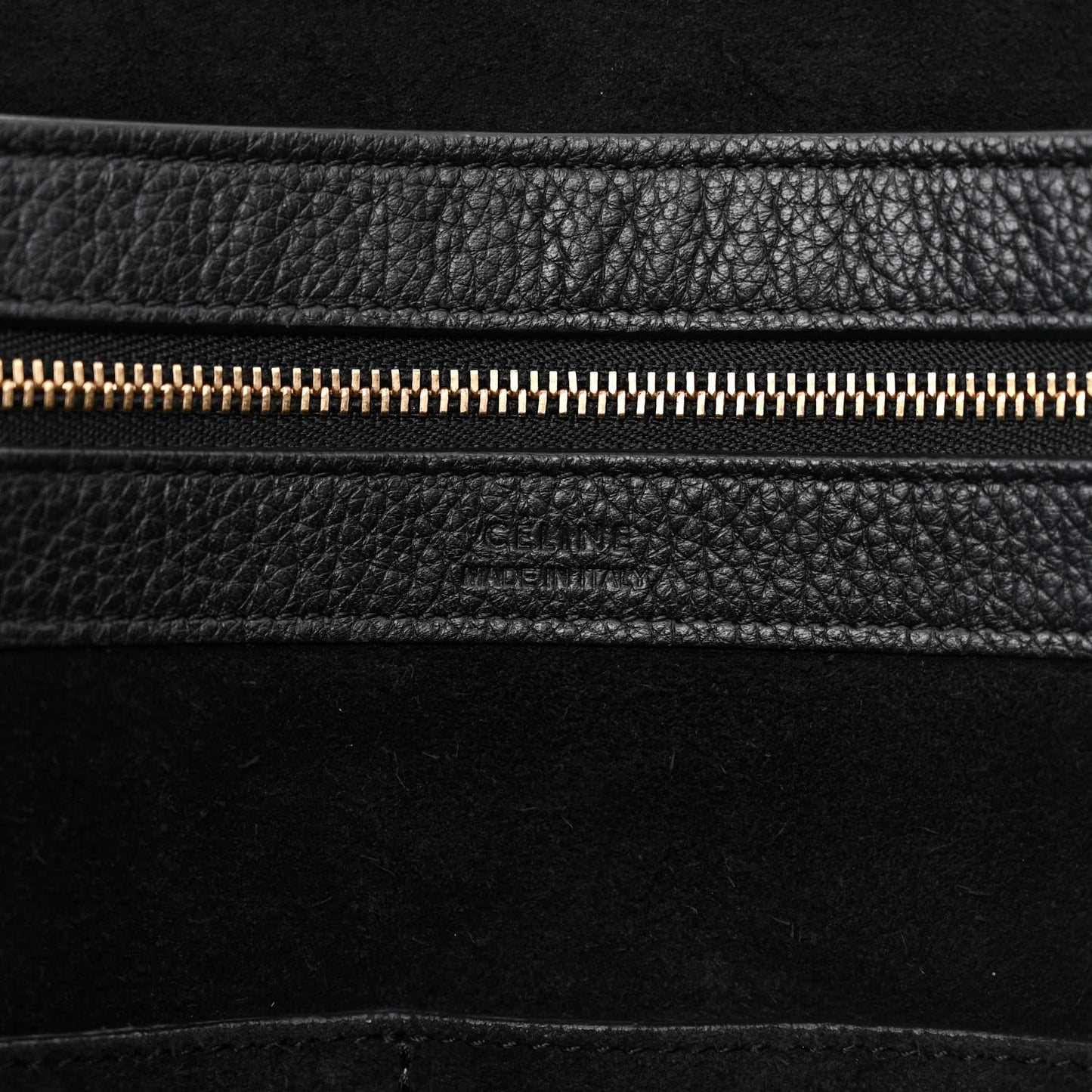 Soft Grained Calfskin Medium Belt Cabas Phantom Black