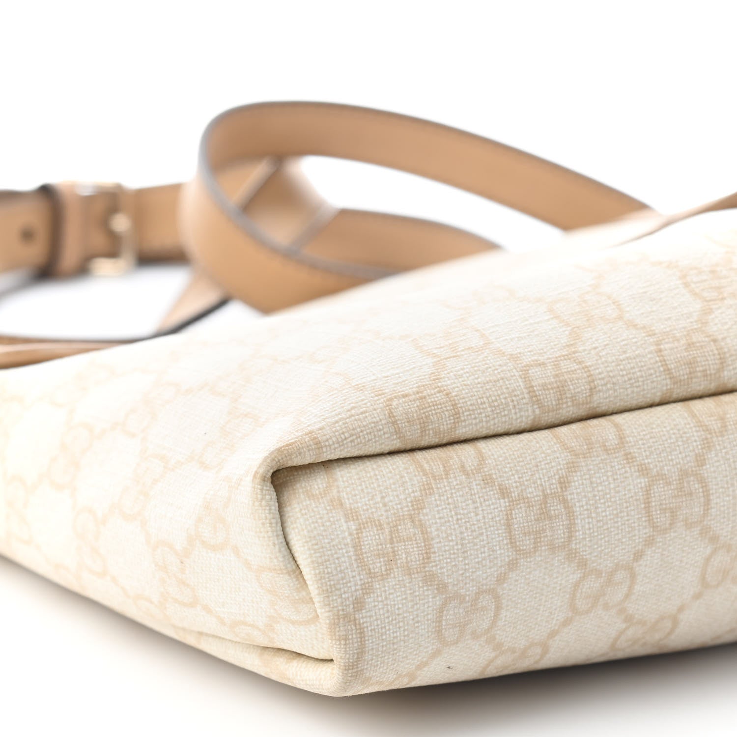 Gucci GG Plus Monogram Small Flap Messenger Bag White 8 of 9