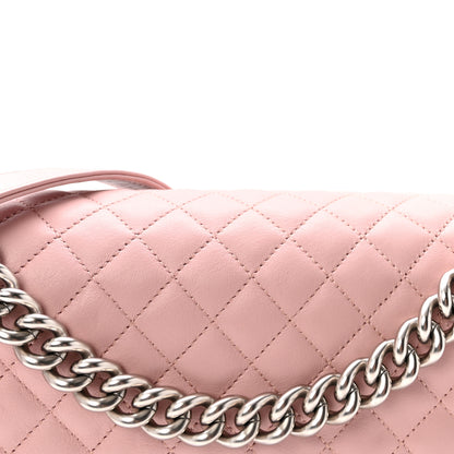 Chanel Calfskin Quilted Medium Boy Flap Light Pink 8 of 10