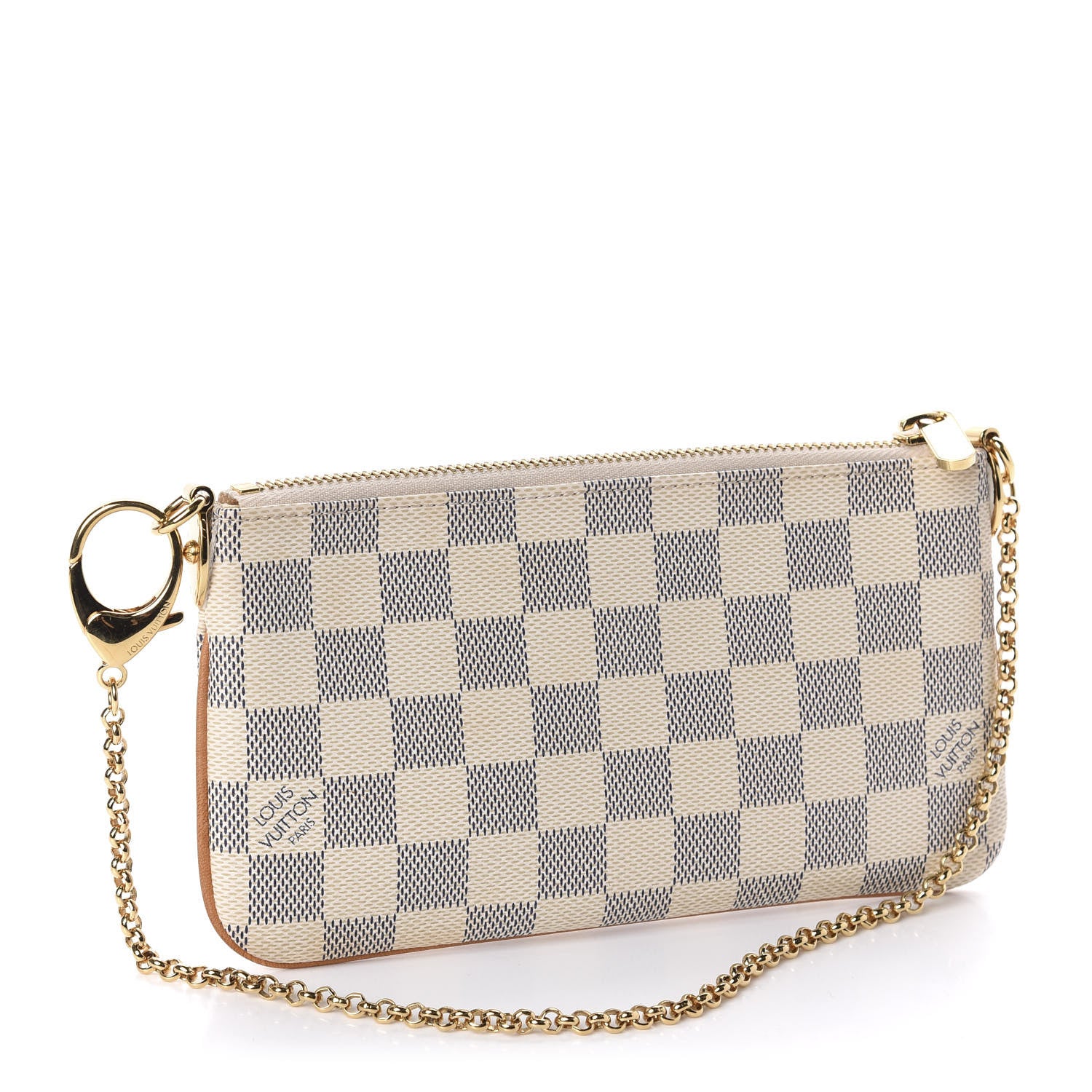 Louis Vuitton Damier Azur Pochette Milla MM 3 of 10