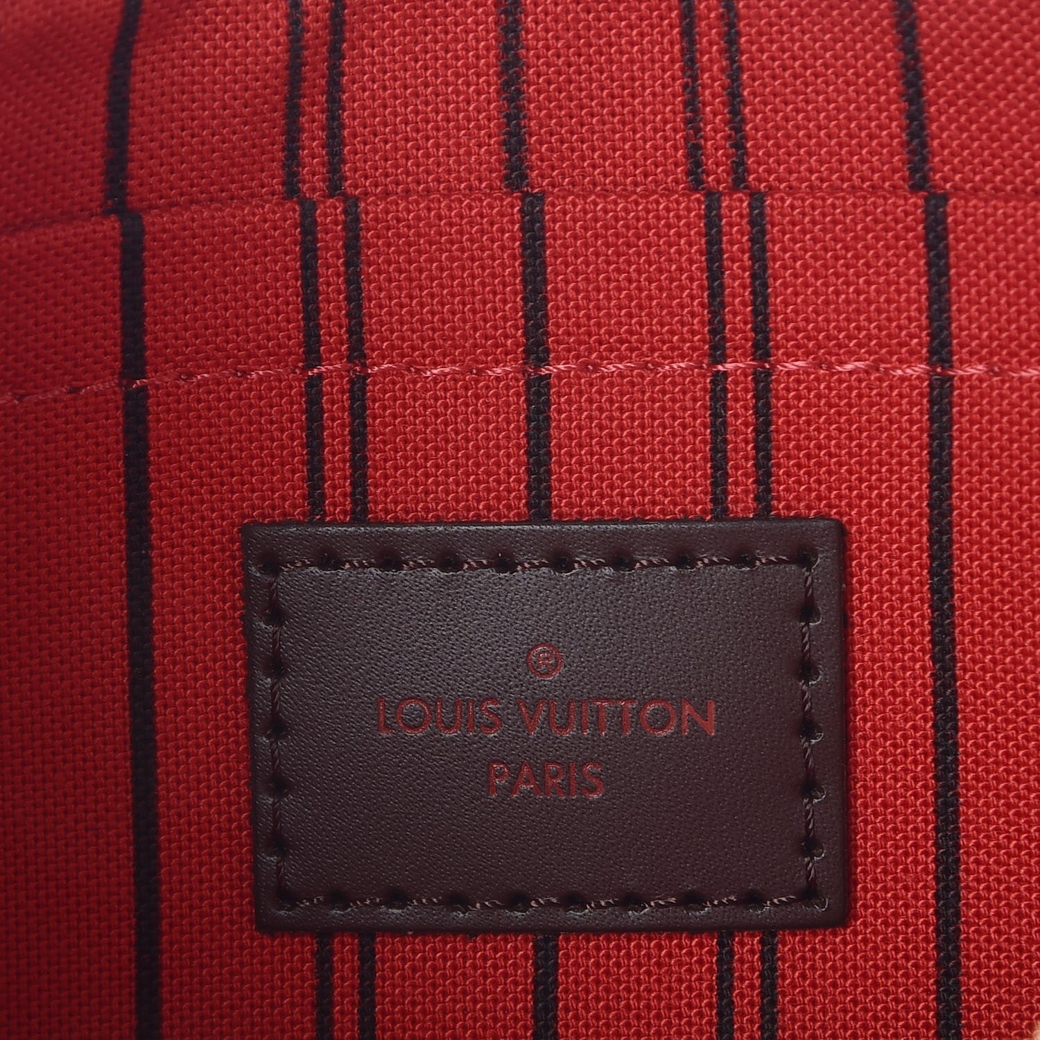 Louis Vuitton Damier Ebene Neverfull MM GM Pochette 6 of 8