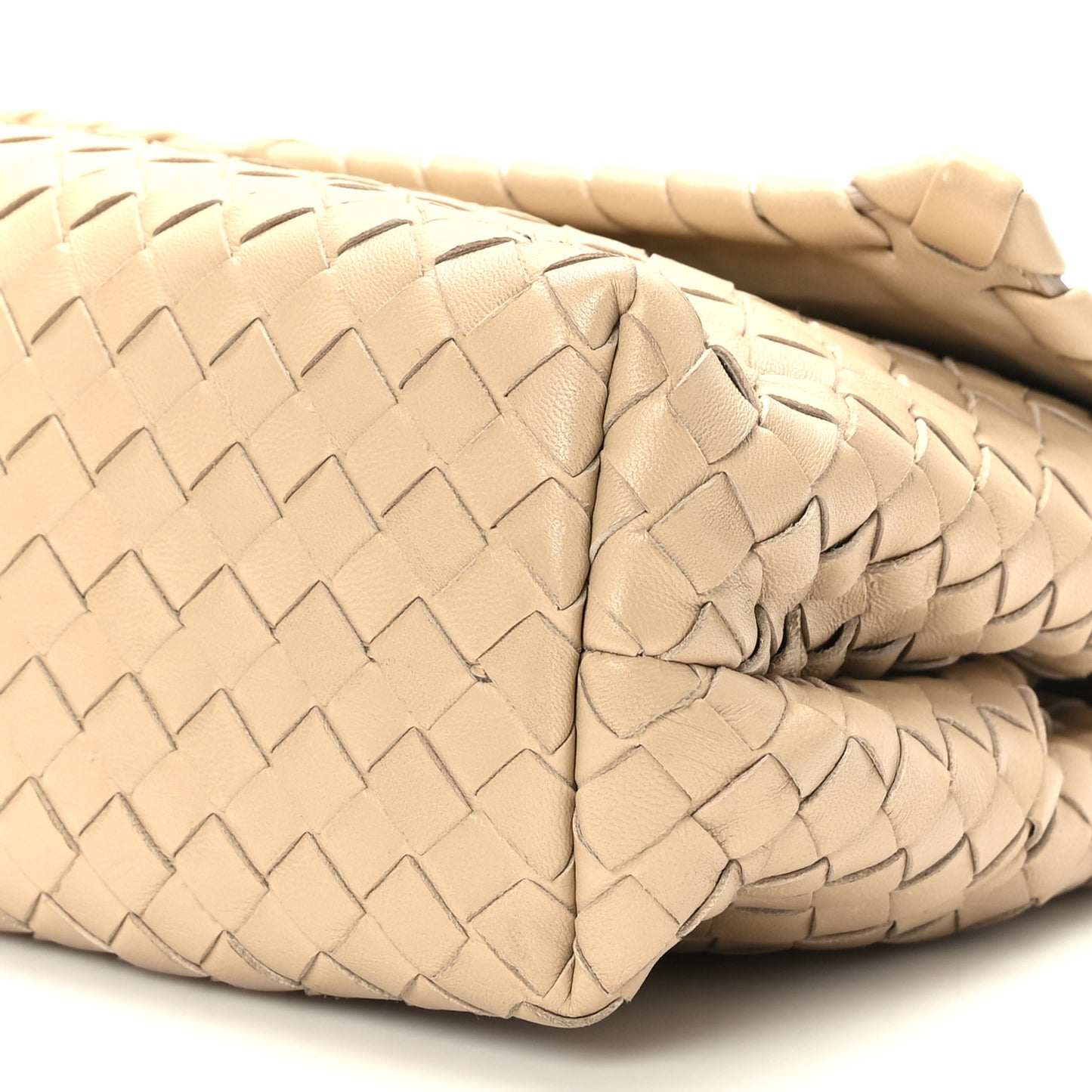 Nappa Intrecciato Small Olimpia Shoulder Bag Mink