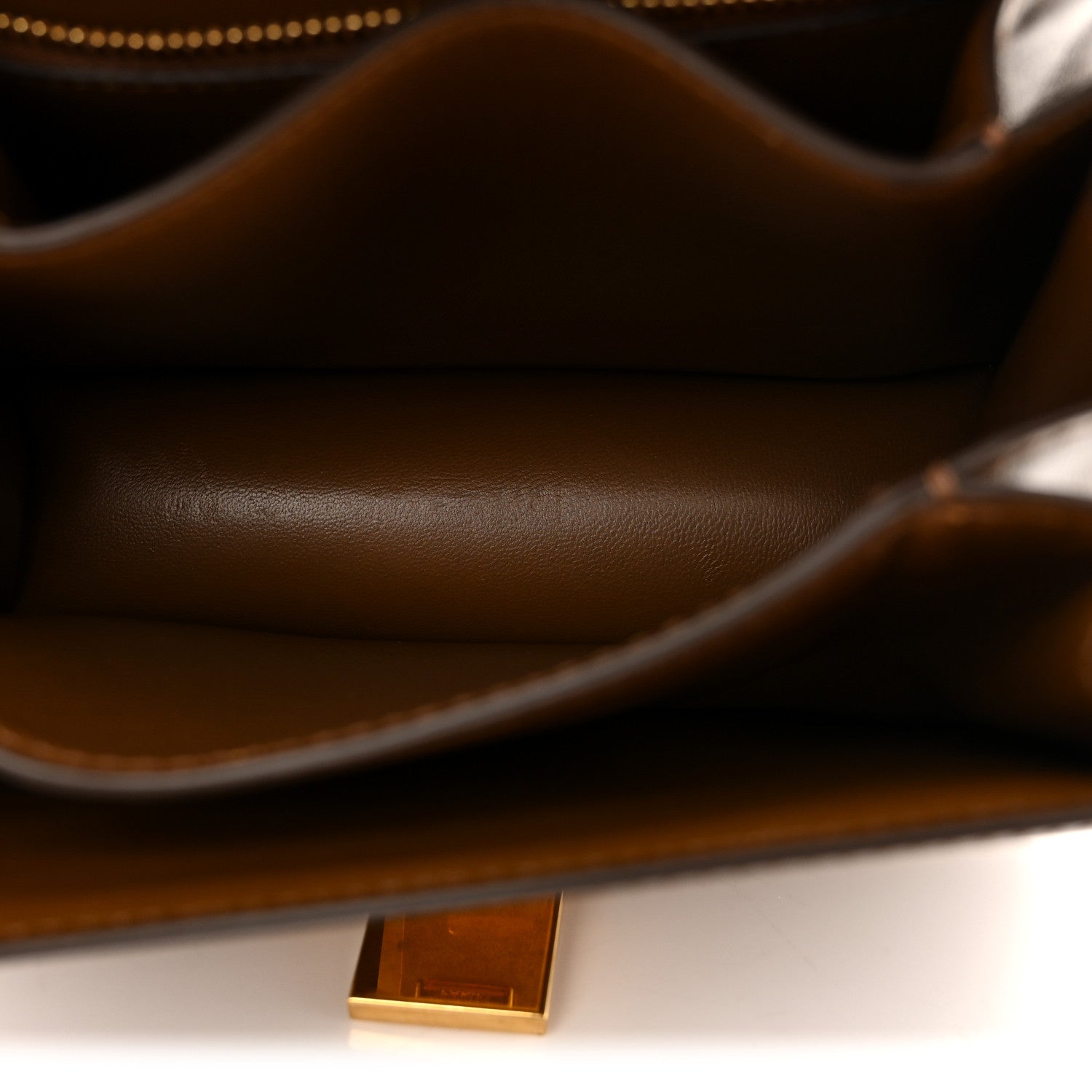 Celine Box Calfskin Small Classic Box Flap Bag Camel 5 of 11