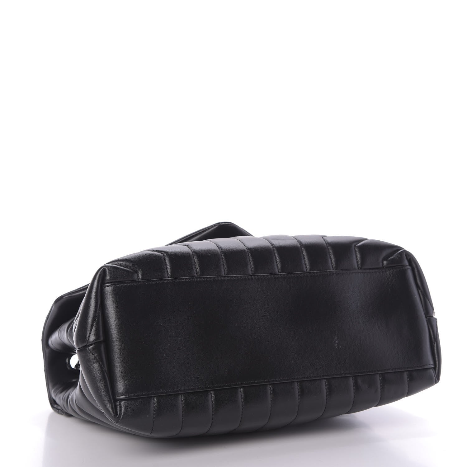 Saint Laurent Calfskin Y Quilted Monogram Medium Loulou Chain Satchel Black 4 of 9