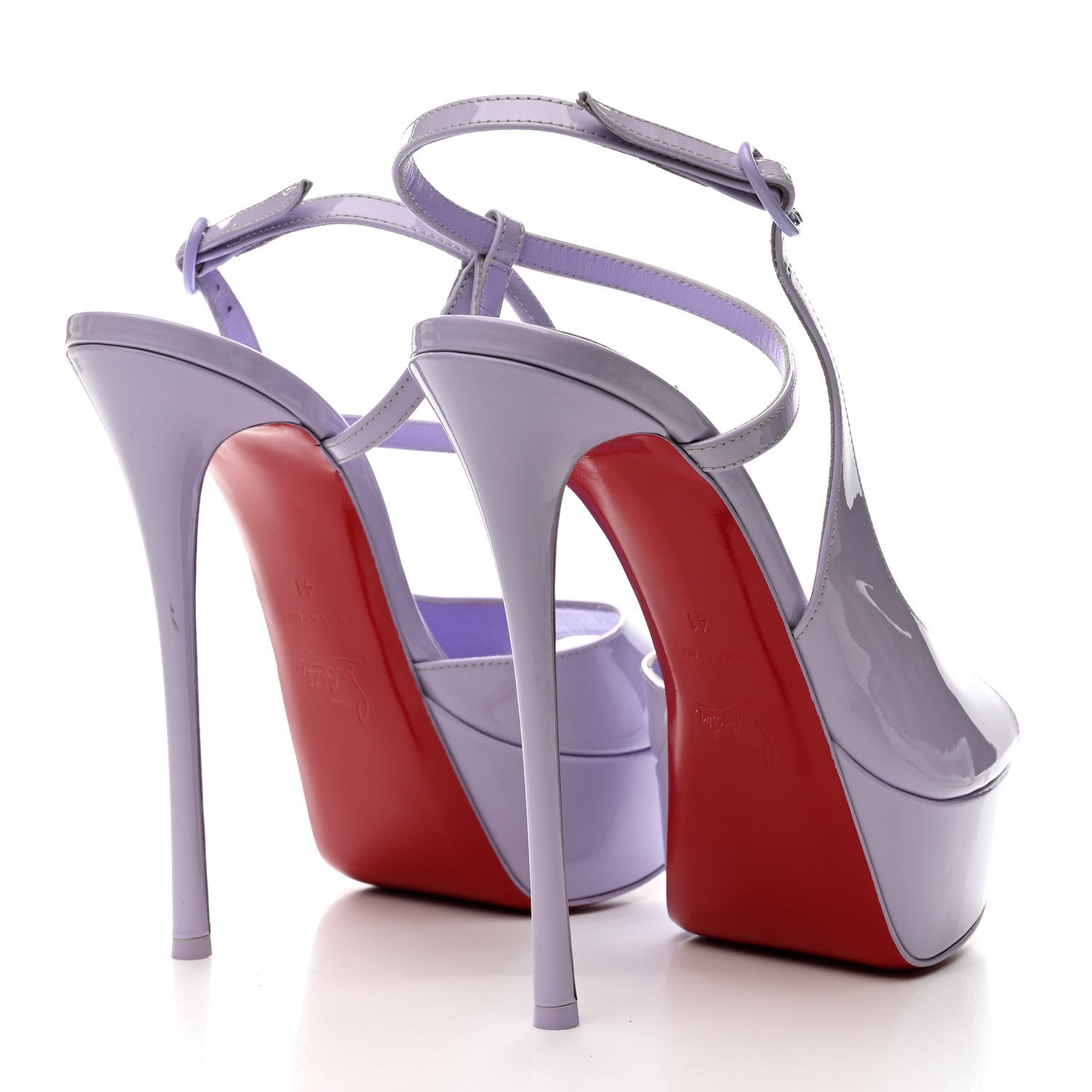 Christian Louboutin Patent So Jenlove 150 Pumps 41 Lilac Smoke 5 of 13