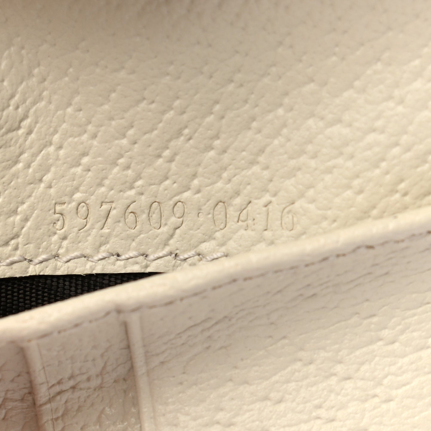 GG Supreme Monogram Textured Calfskin Web Mens Ophidia Bi-Fold Coin Wallet Beige Ebony Mystic White
