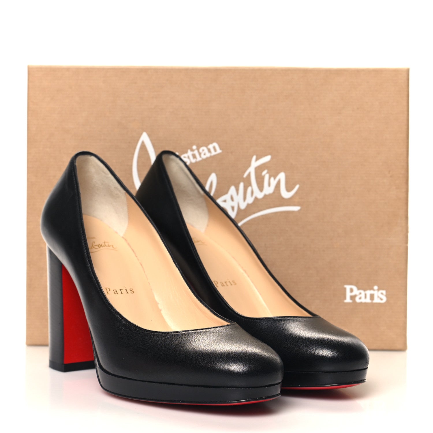 Christian Louboutin Nappa Kabetts 100 Pumps 36.5 Black Lucido 11 of 11