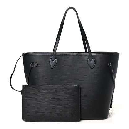 Louis Vuitton Epi Neverfull MM Black 2 of 9