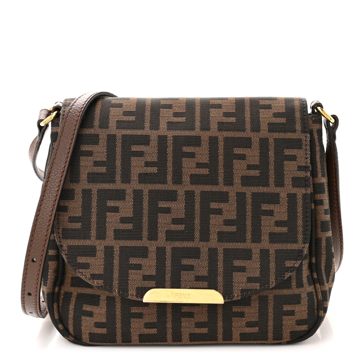 Zucca Vitello Artic Small Messenger Bag Tobacco Castagna