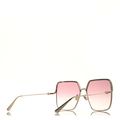 Christian Dior Metal EverDior Square Sunglasses Rose Gold 4 of 8
