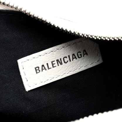 Balenciaga Agneau Arena Crystal Le Cagole Shoulder Bag XS Optic White 7 of 18