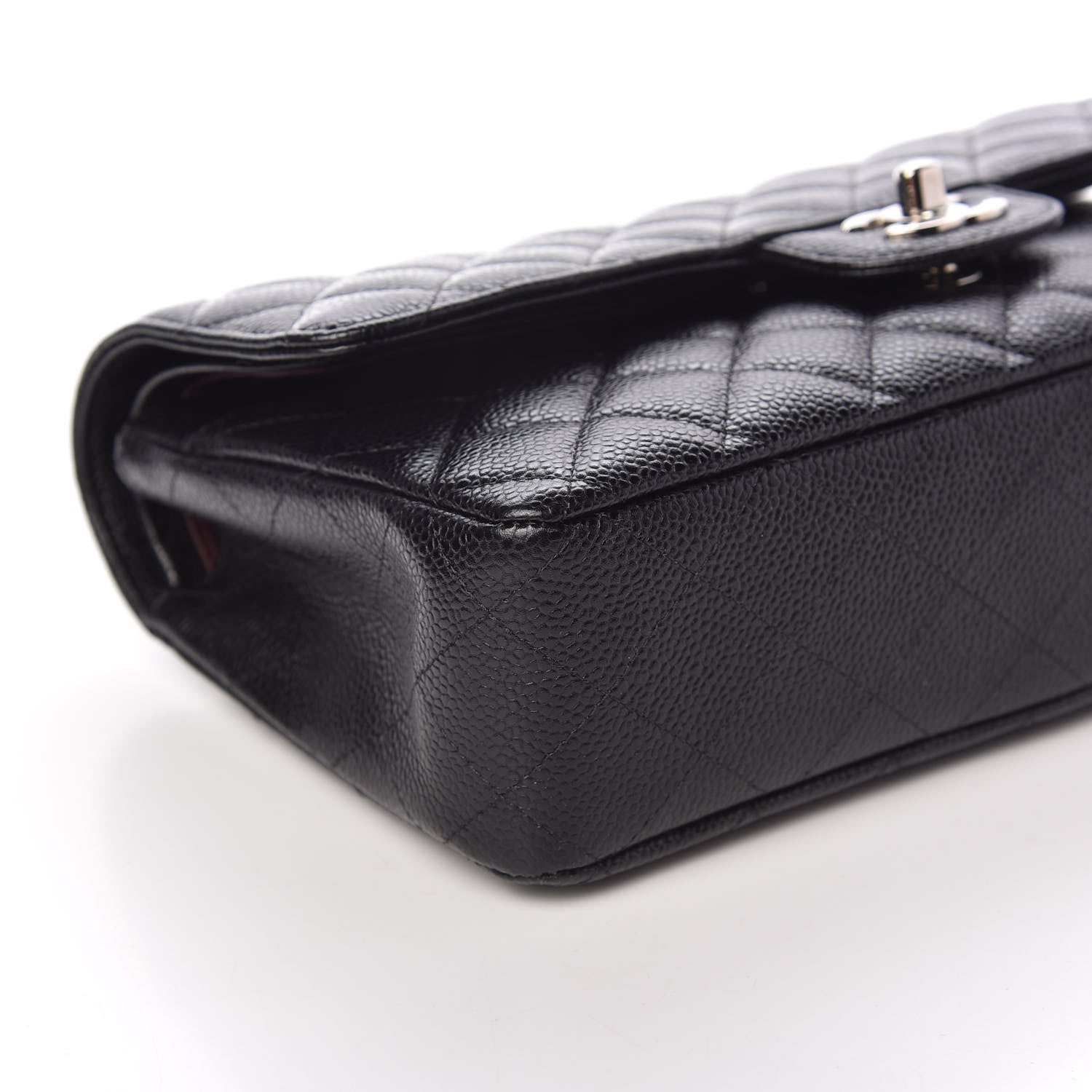 Chanel Caviar Quilted Medium Double Flap Black 8 of 10