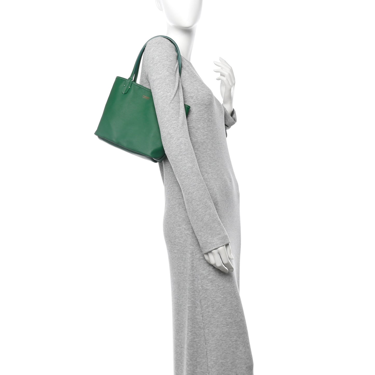 Goyardine Reversible Mini Anjou Green