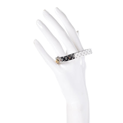 Louis Vuitton Palladium Monogram Nanogram Cuff M 2 of 7