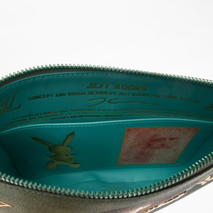 Louis Vuitton Masters Da Vinci Pochette Clutch Vert D’eau 5 of 16