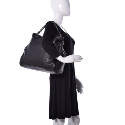 Chanel Lambskin Large Ultimate Soft Tote Black 2 of 9