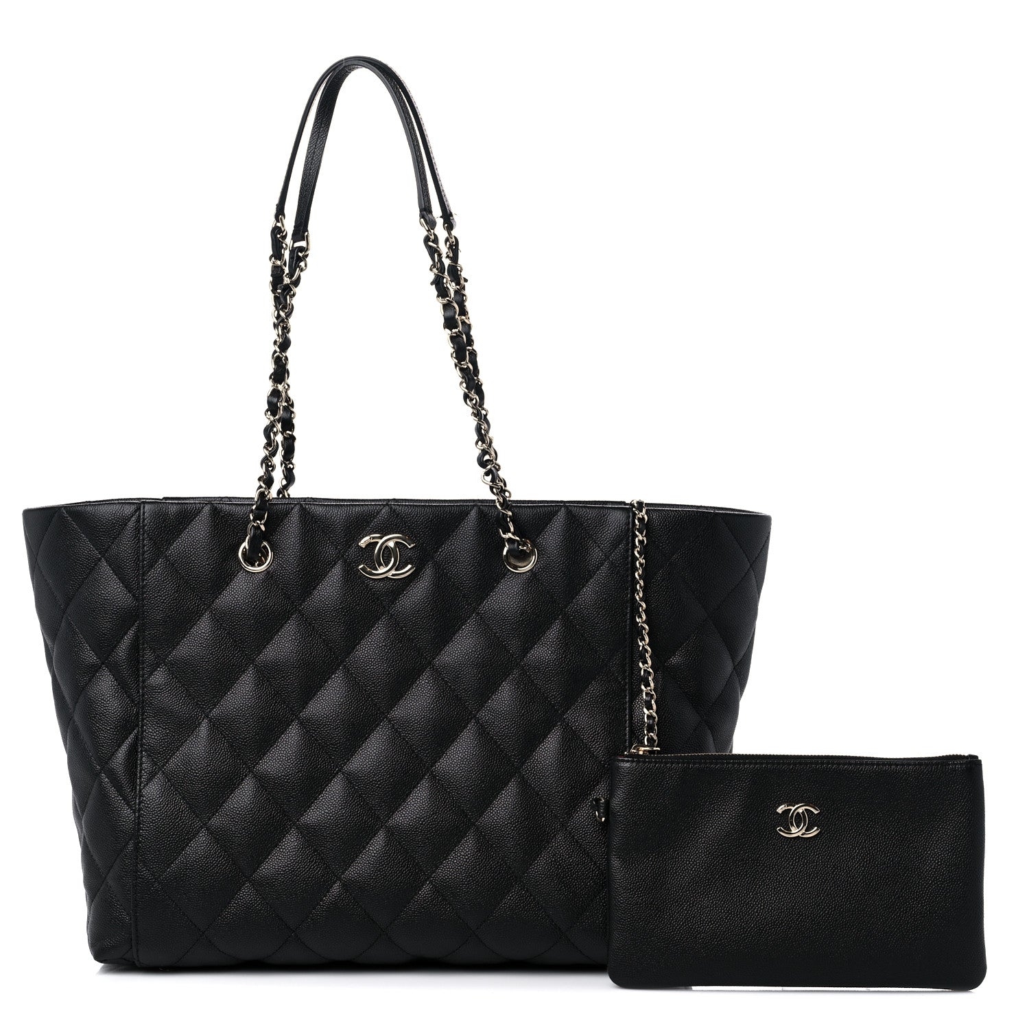 Chanel Caviar Quilted Large Shopping Tote Black 1 of 10