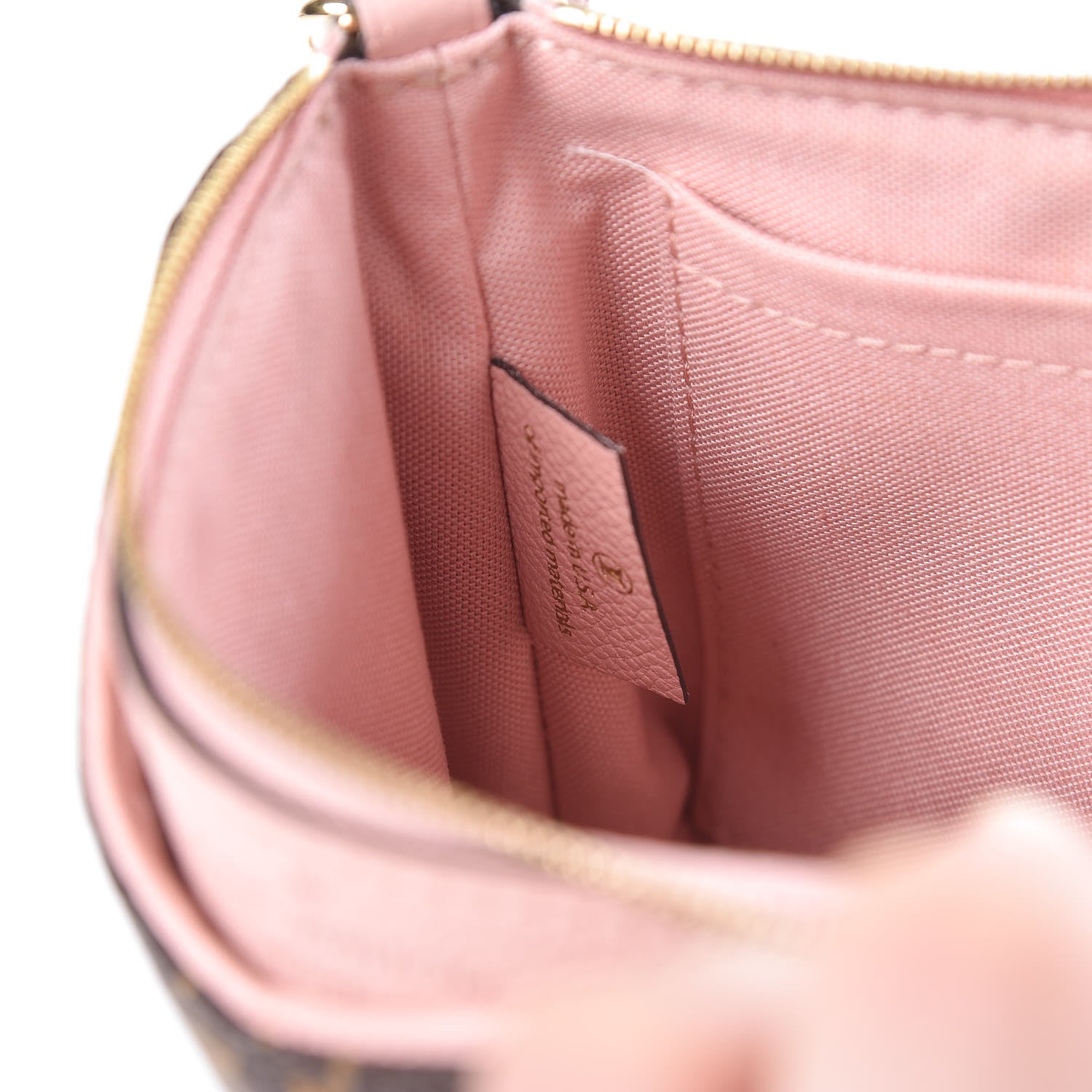 Louis Vuitton Monogram Pallas Clutch Rose Poudre 7 of 10