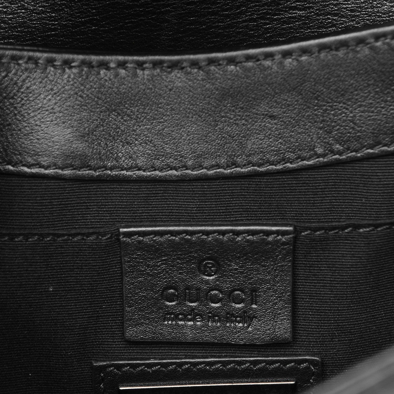 Gucci Guccissima Mini Emily Shoulder Bag Black 7 of 8