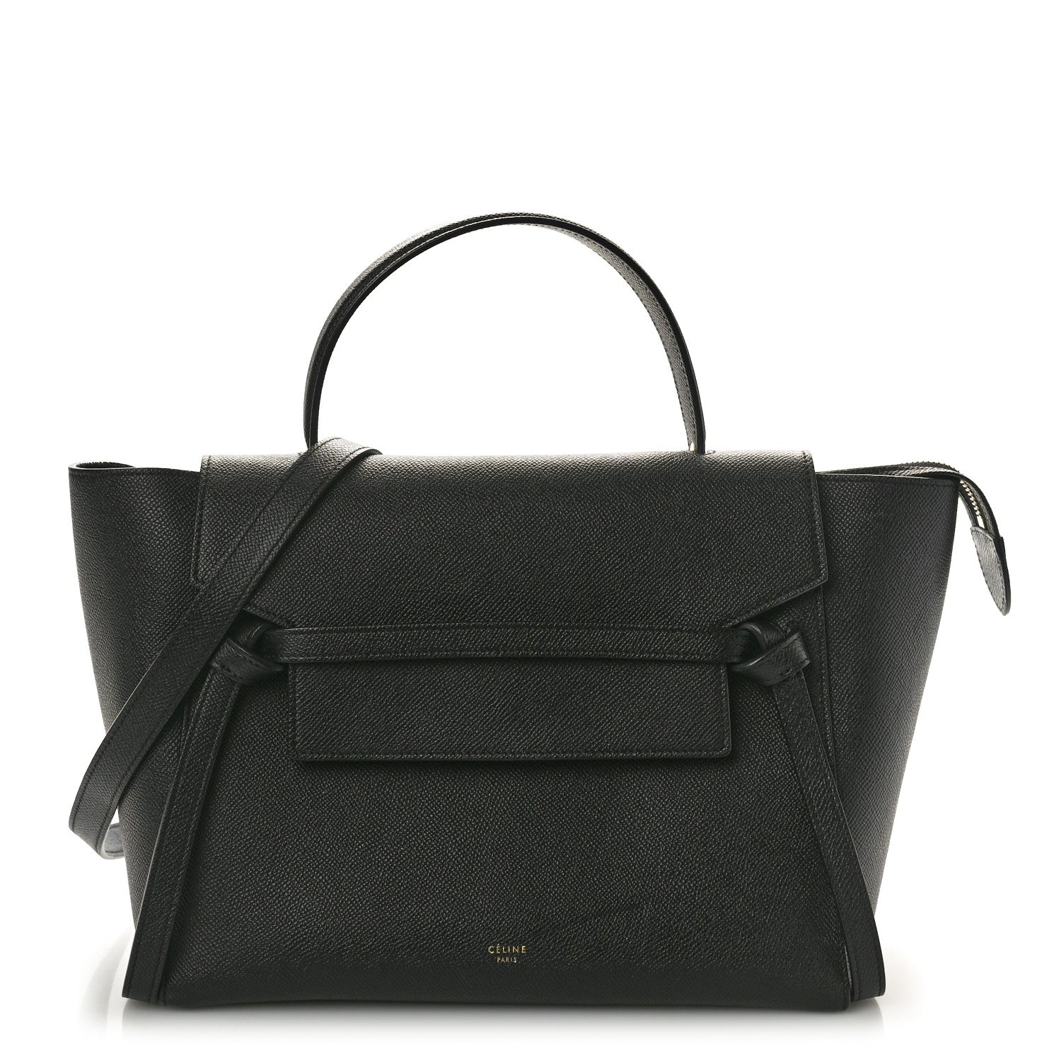 Celine Grained Calfskin Mini Belt Bag Black 1 of 9