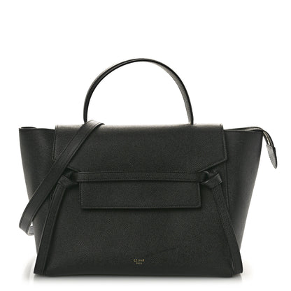 Celine Grained Calfskin Mini Belt Bag Black 1 of 9