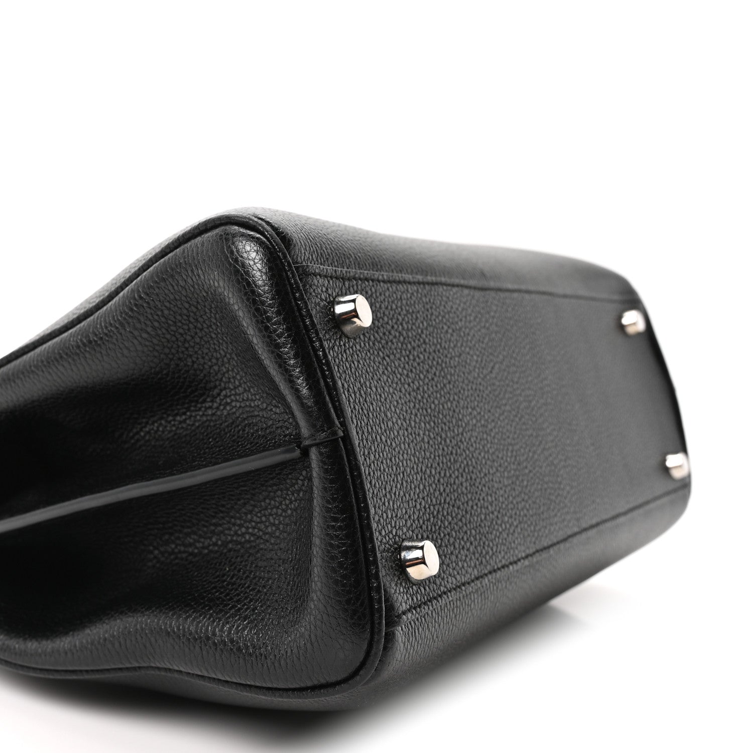 Gucci Grainy Calfskin Small Zumi Top Handle Bag Black 9 of 10
