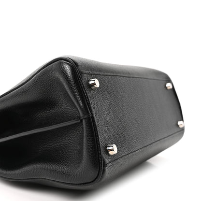Gucci Grainy Calfskin Small Zumi Top Handle Bag Black 9 of 10