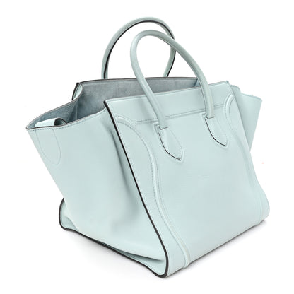 Celine Supple Calfskin Medium Phantom Luggage Glacier 3 of 9