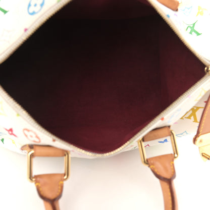 Louis Vuitton Monogram Multicolor Speedy 30 White 5 of 9