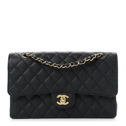 Chanel Caviar Quilted Medium Double Flap Black 1 of 11