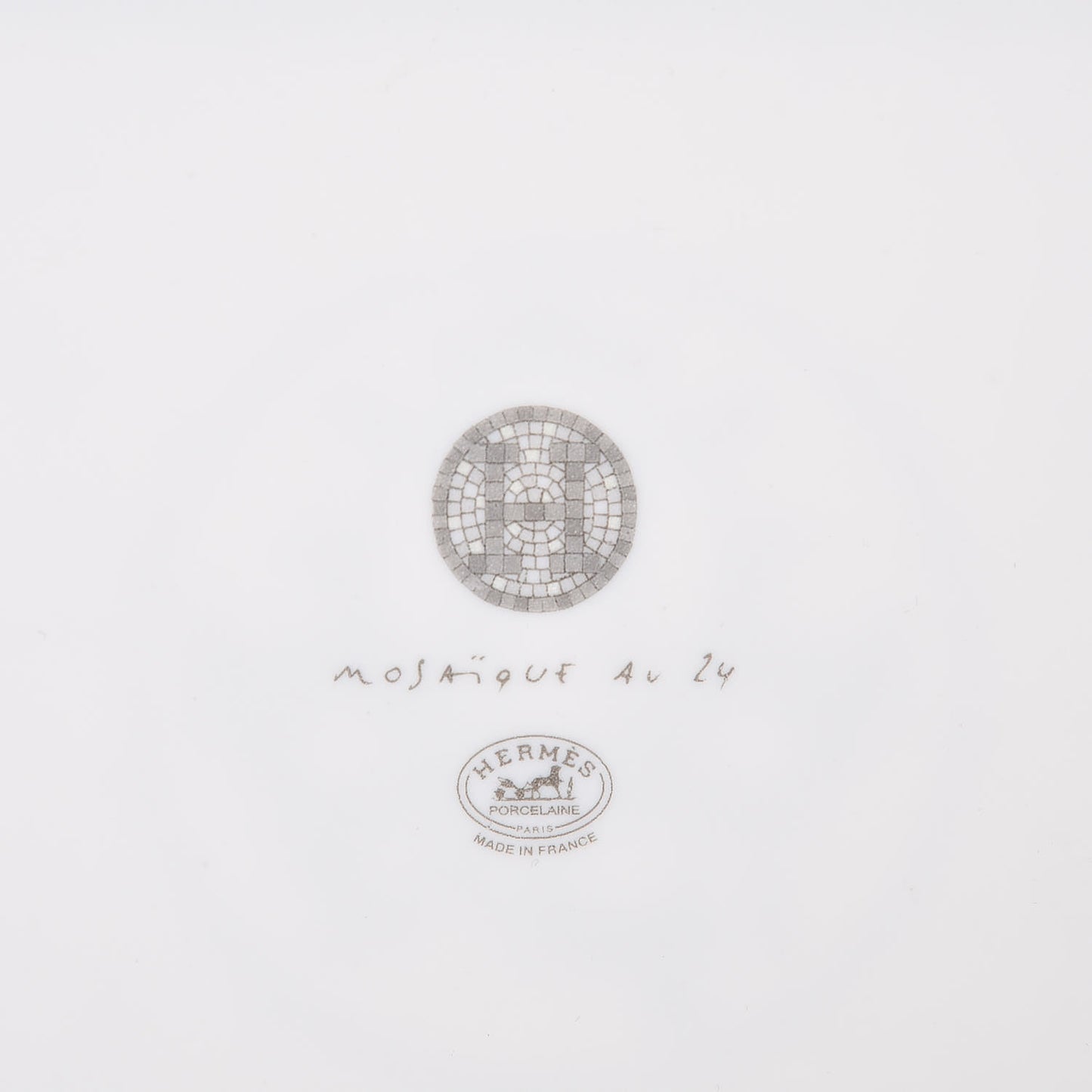 Porcelain Mosaique Au 24 Sushi Plate Platine
