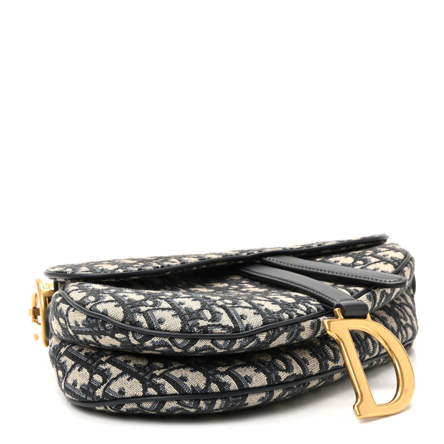 Oblique Saddle Bag Blue
