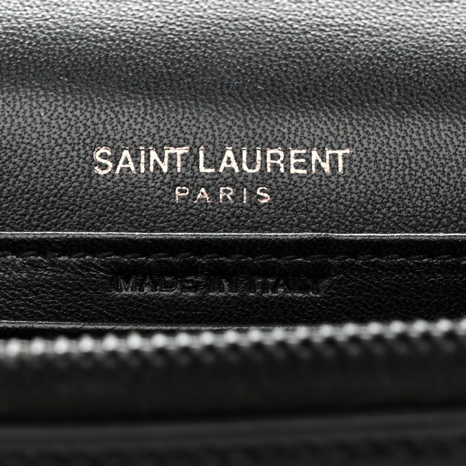 Saint Laurent Ayers Monogram Toy Kate Strap Wallet Black Red 6 of 8