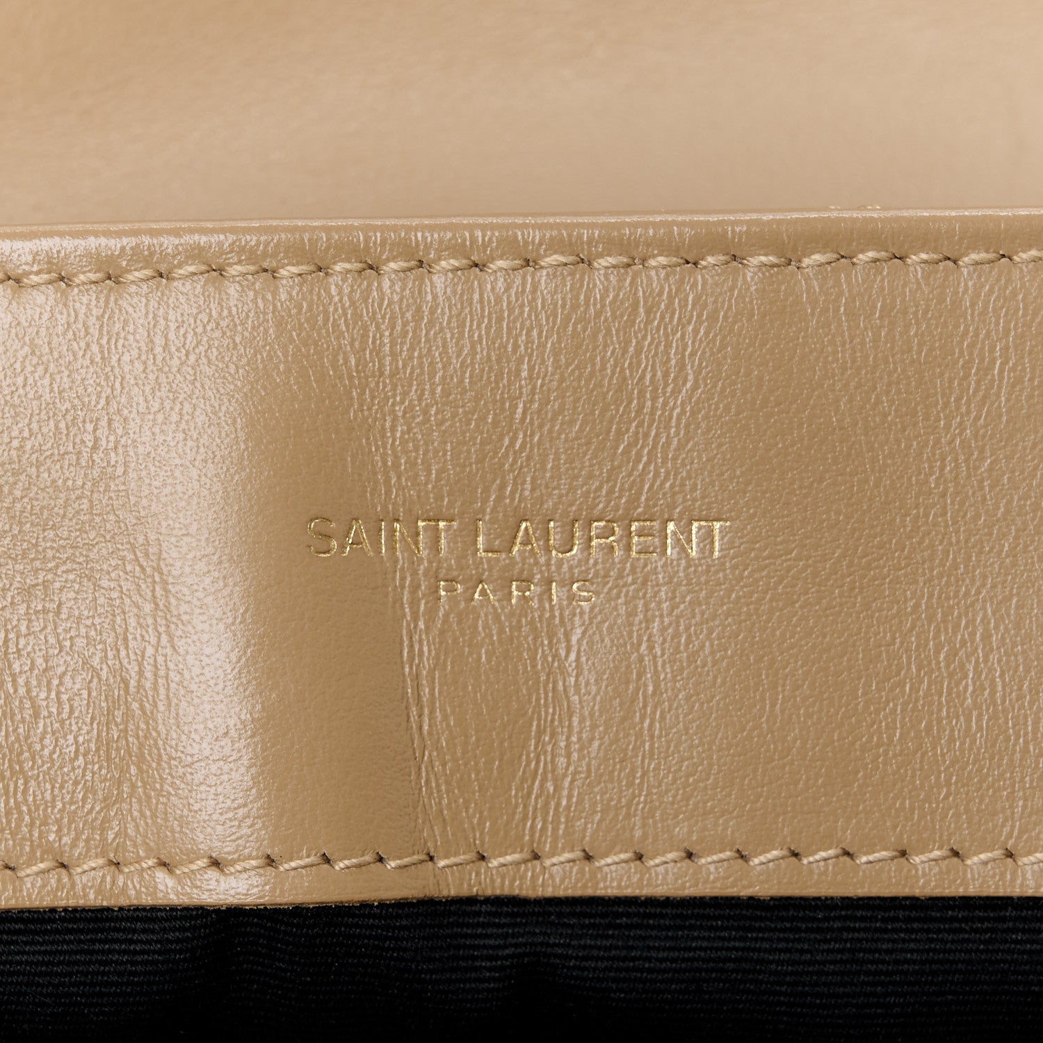 Saint Laurent Calfskin Y Quilted Monogram Medium Loulou Chain Satchel Dark Beige 7 of 13