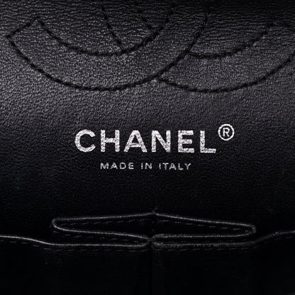 Chanel Crinkled Patent Quilted 2.55 Reissue Mini Flap Black 5 of 19