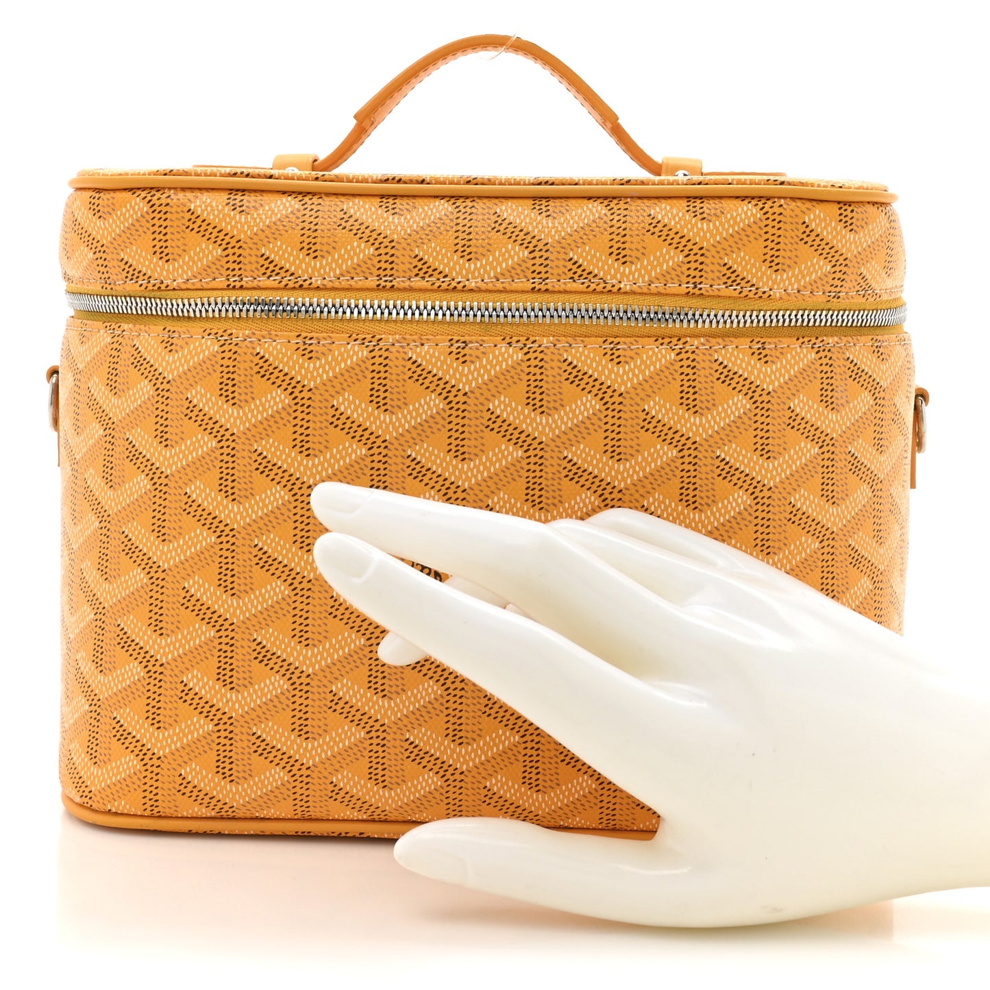 Goyardine Muse Vanity Case Yellow