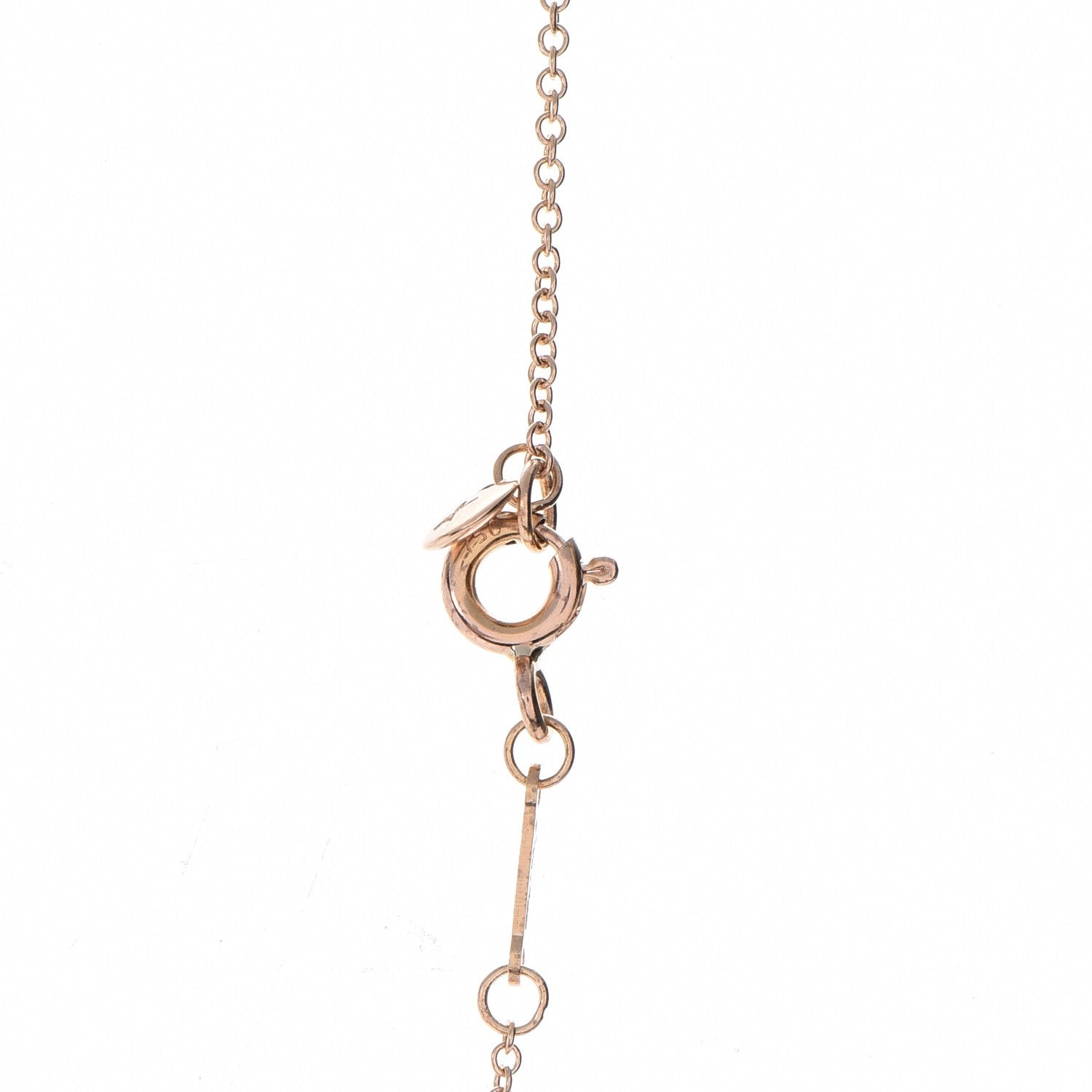 Tiffany 18K Rose Gold Small Paloma's Graffiti Arrow Pendant Necklace 5 of 5