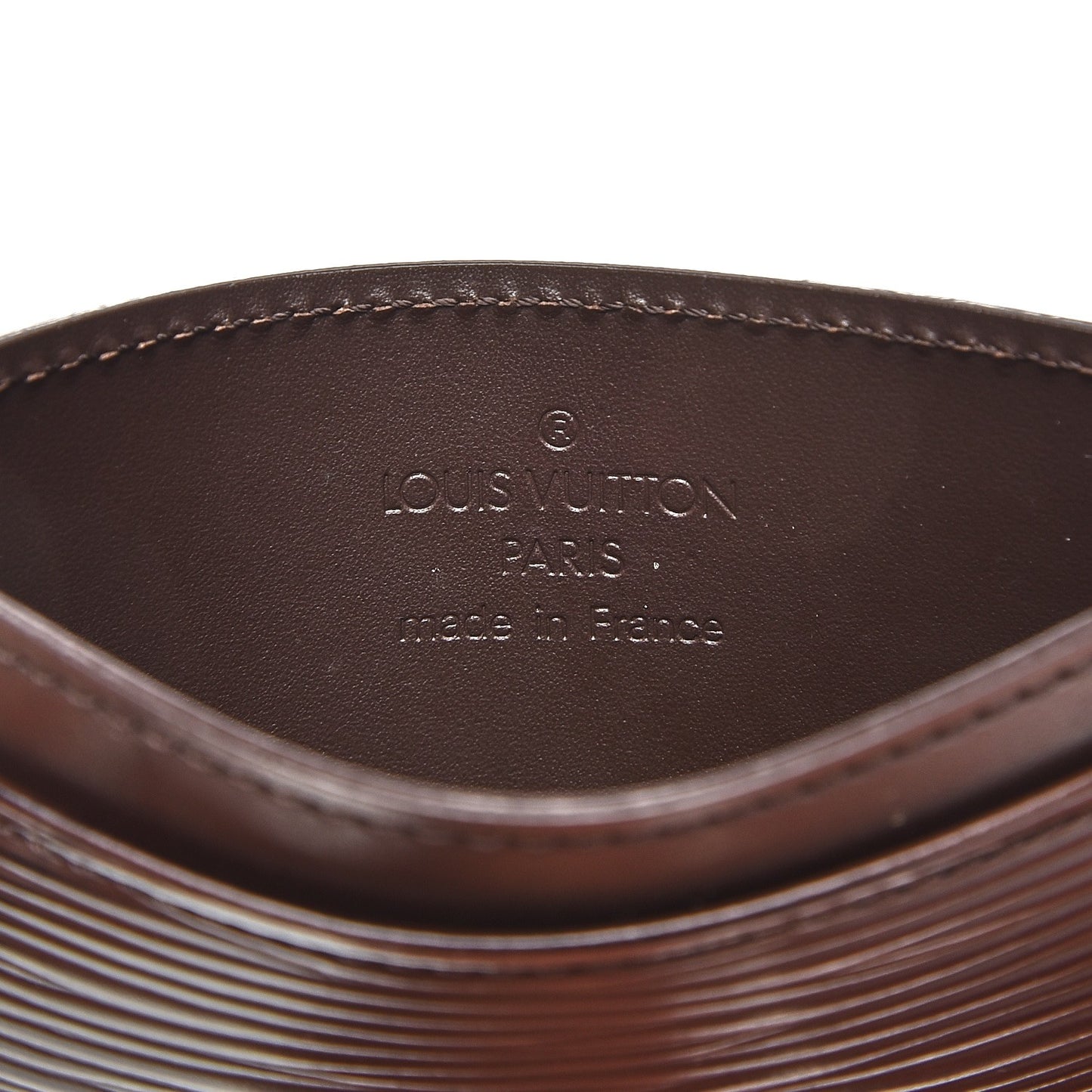 Epi Card Holder Moka