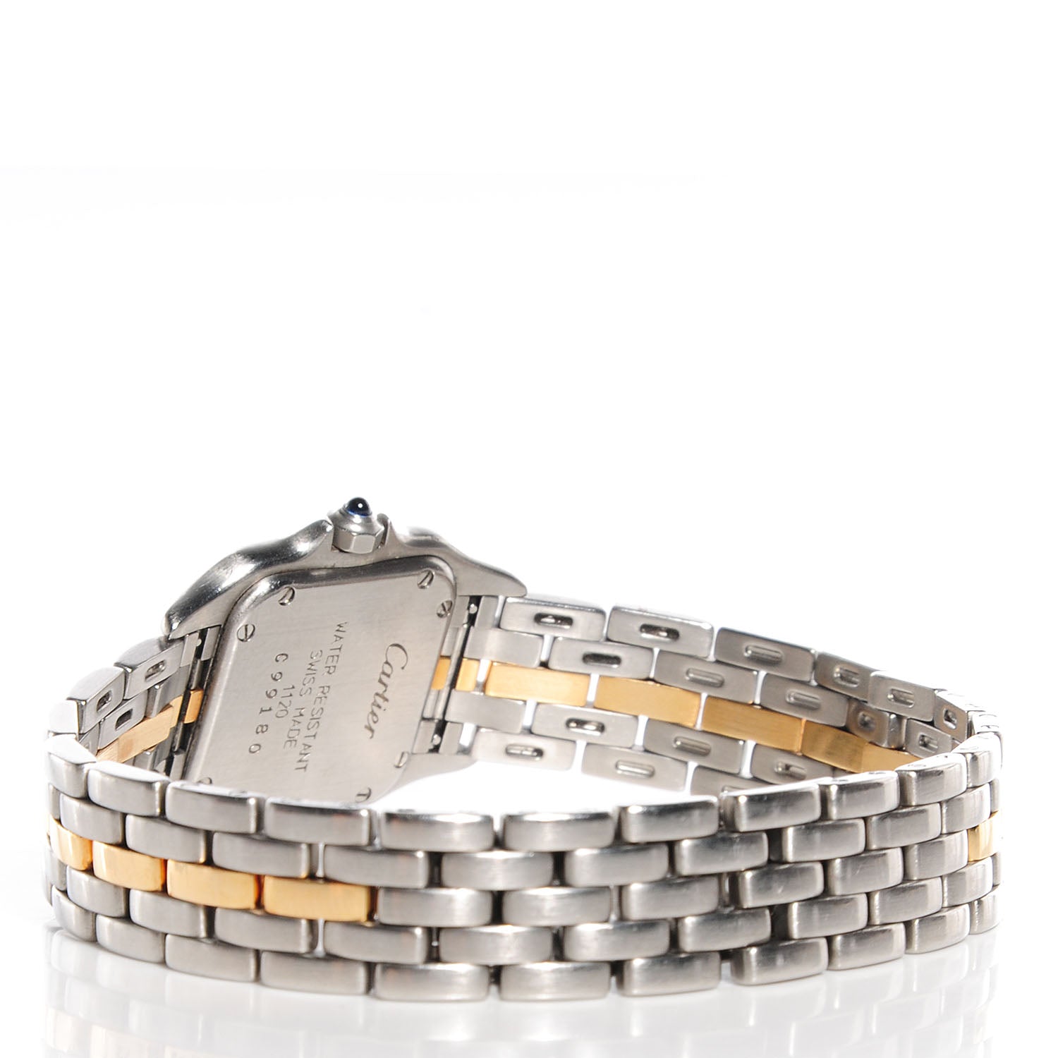 Cartier Stainless Steel 18K Yellow Gold 22mm Panthere Quartz Watch 4 of 7