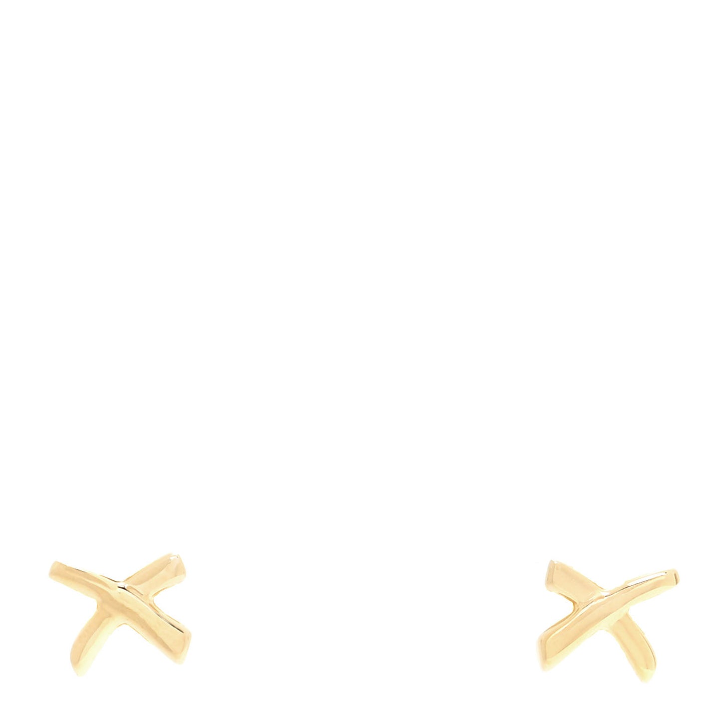 18K Yellow Gold Mini Paloma's Graffiti X Earrings