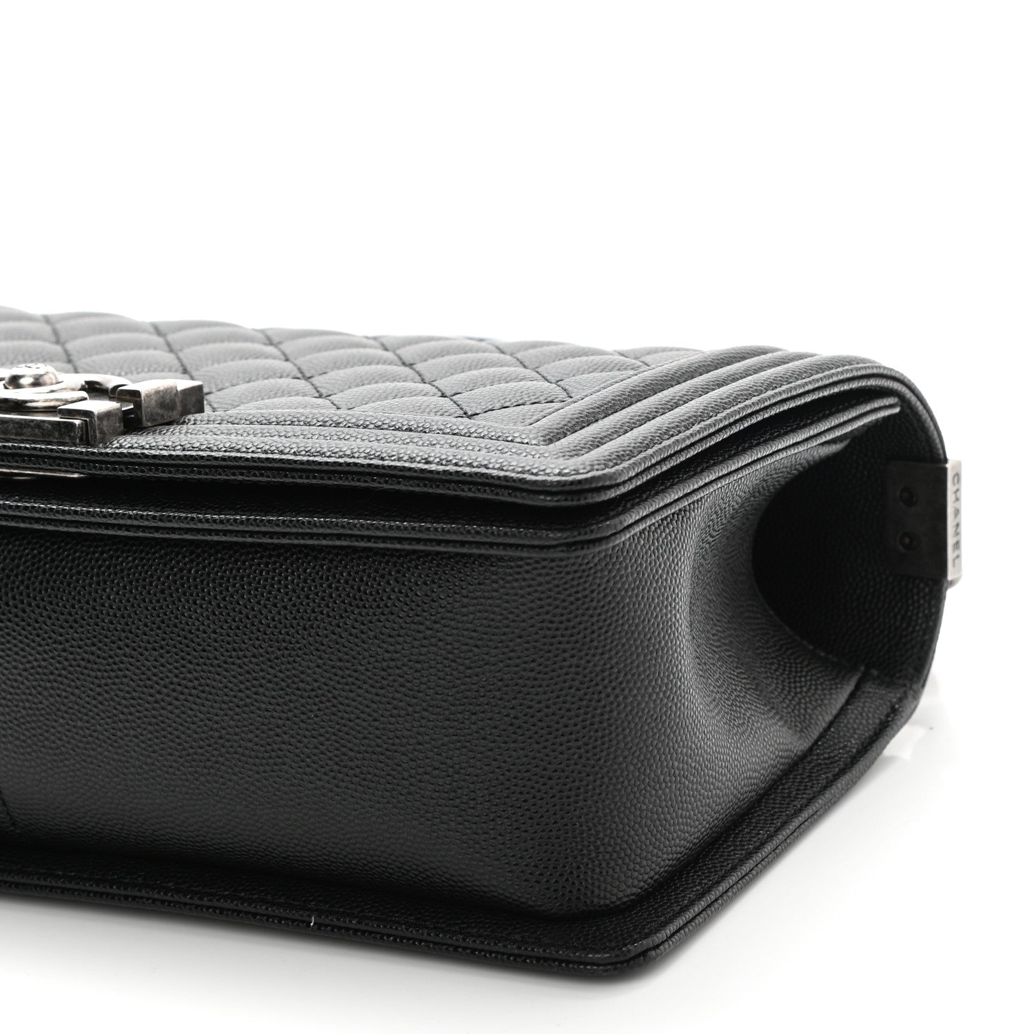 Chanel Caviar Quilted Medium Boy Flap Black 10 of 11