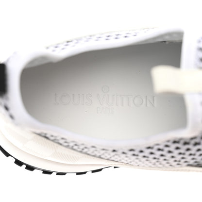 Louis Vuitton Mesh Calfskin Damier Embossed Fuel Power Sneakers 11 White 8 of 13